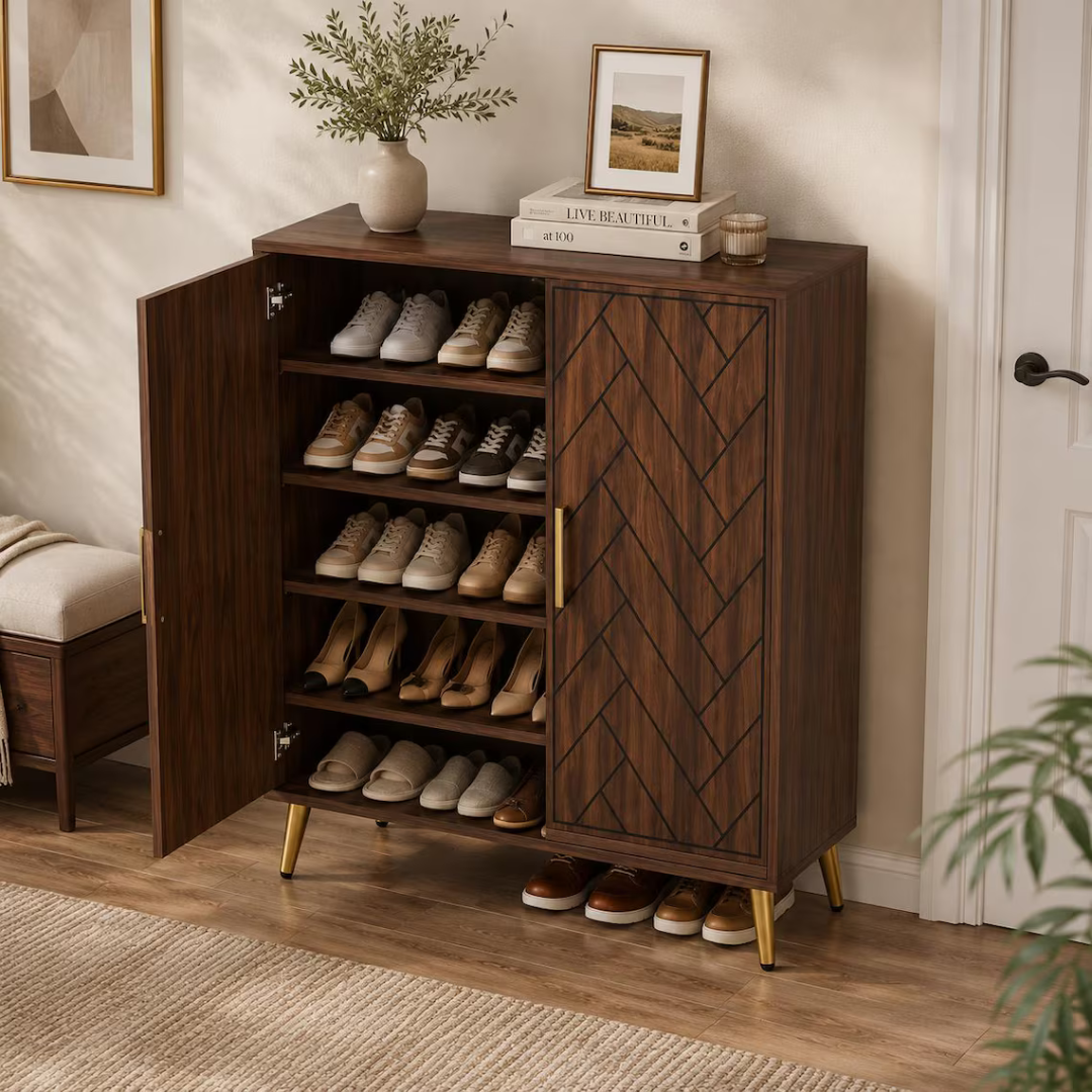 Wooden Shoe Storage