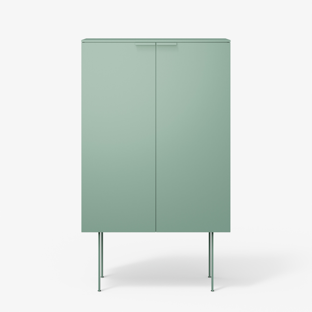 Modern 2-Door Display Cabinet