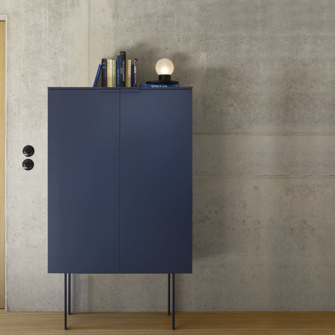 Modern 2-Door Display Cabinet