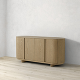 Modern Curved Sideboard Cabinet