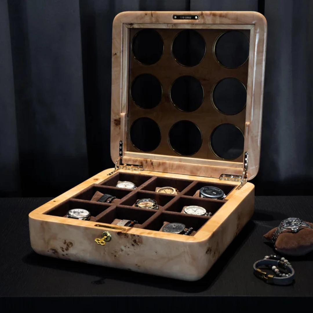 Mapa Burl Wood Watch