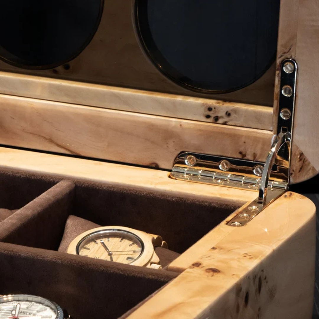 Mapa Burl Wood Watch