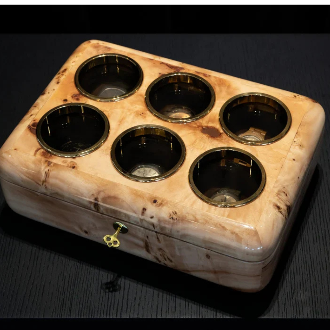 Mapa Burl Wood Watch
