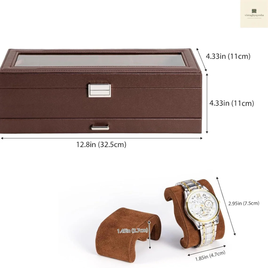 Organizer, 6 Slot Watch Box,