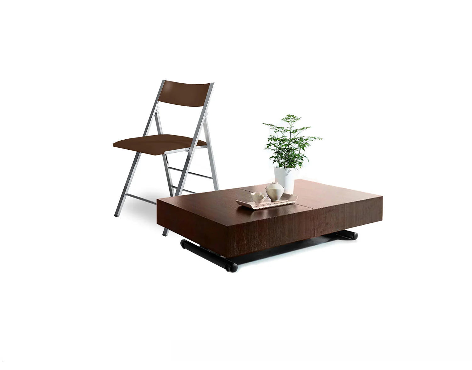 Expandable Box Coffee To Table Dining Set