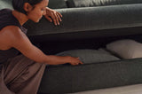 Aura Island Sofa with Large Back