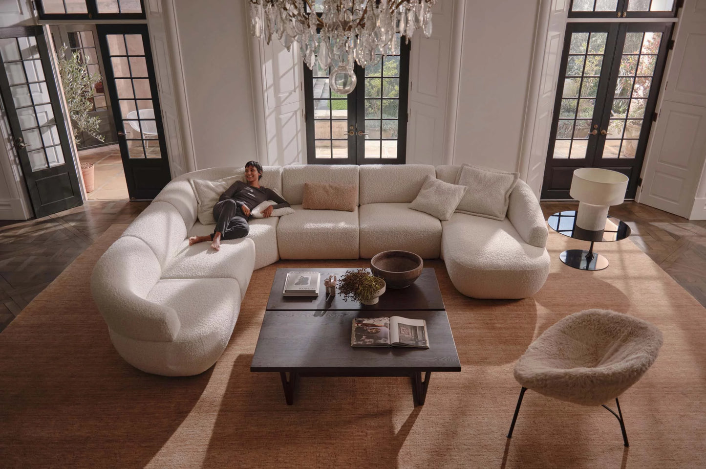 Aura Corner Sectional Sofa with Right Chaise