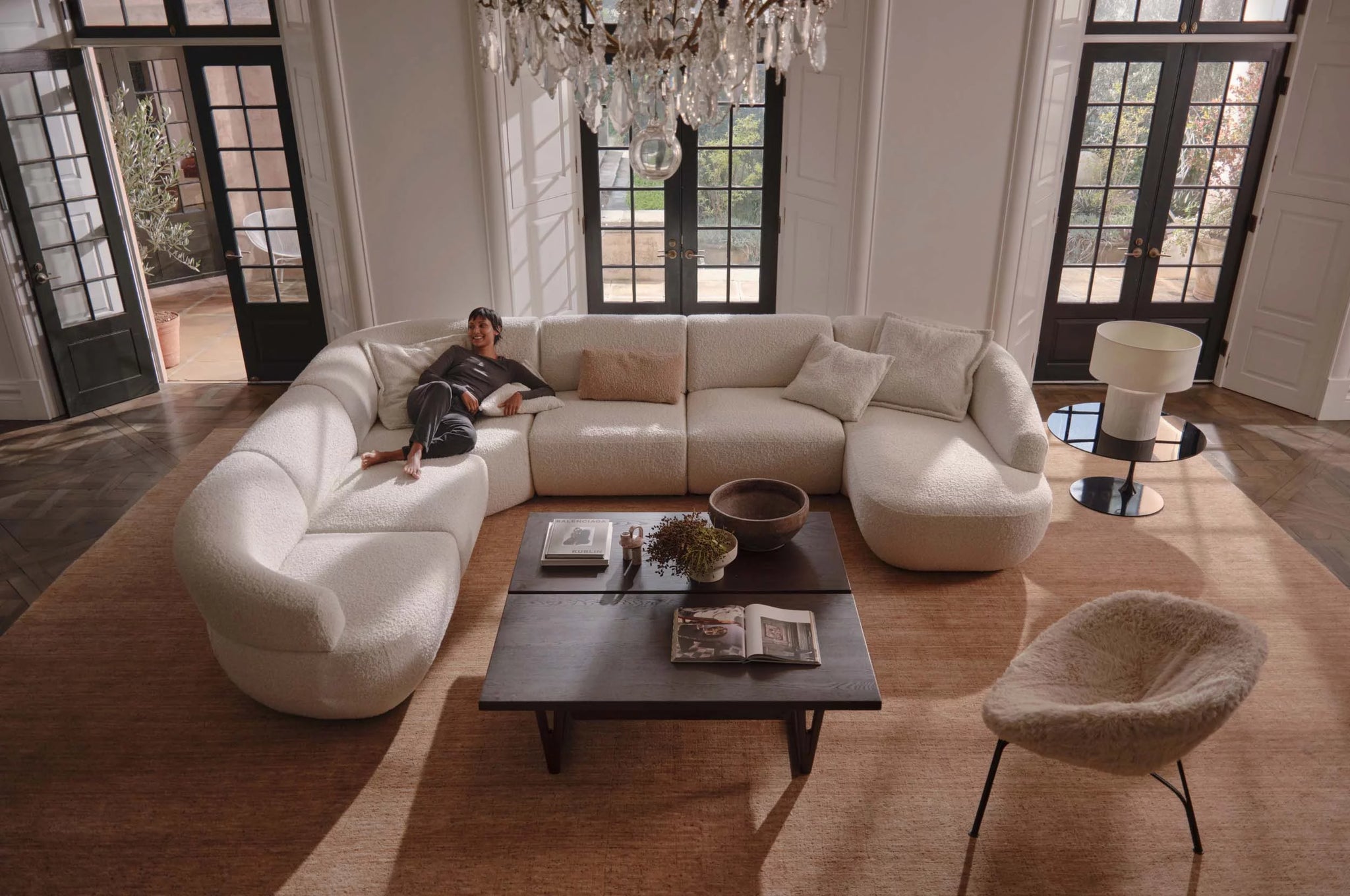 Aura Corner Sectional Sofa with Right Chaise
