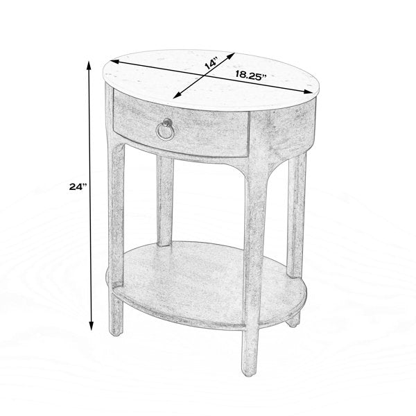 Ellen Marble Nightstand