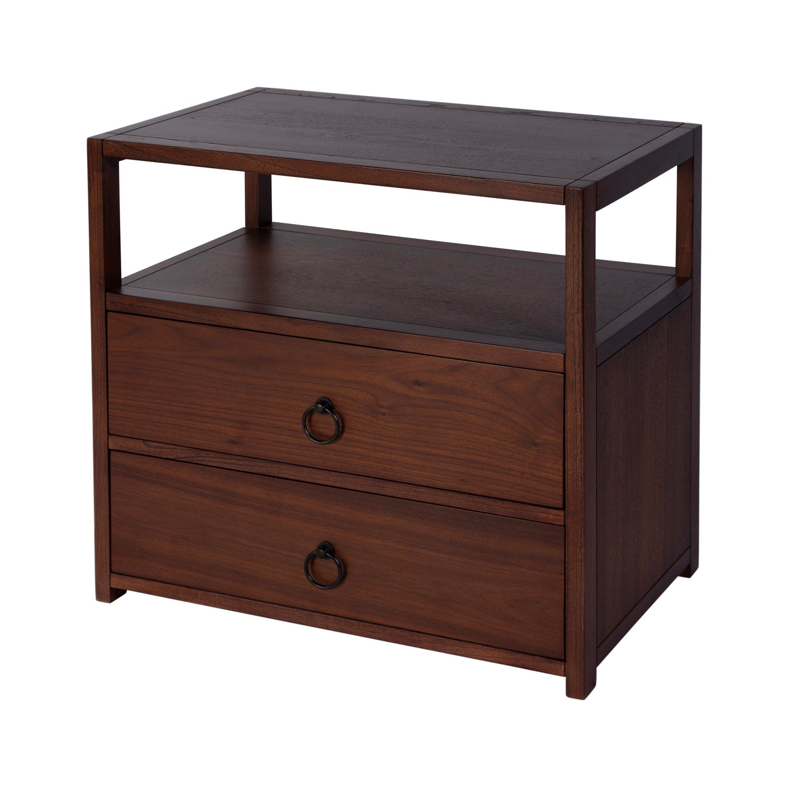 Lark 2 Drawer Wide Nightstand