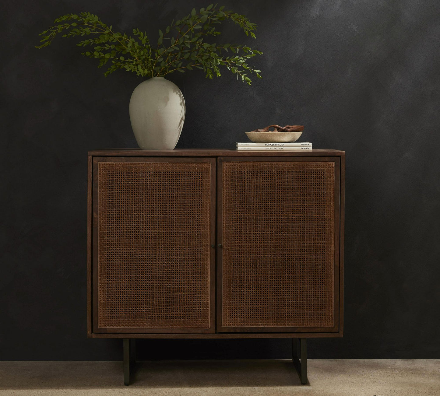 Dolores Cane Cabinet (35")