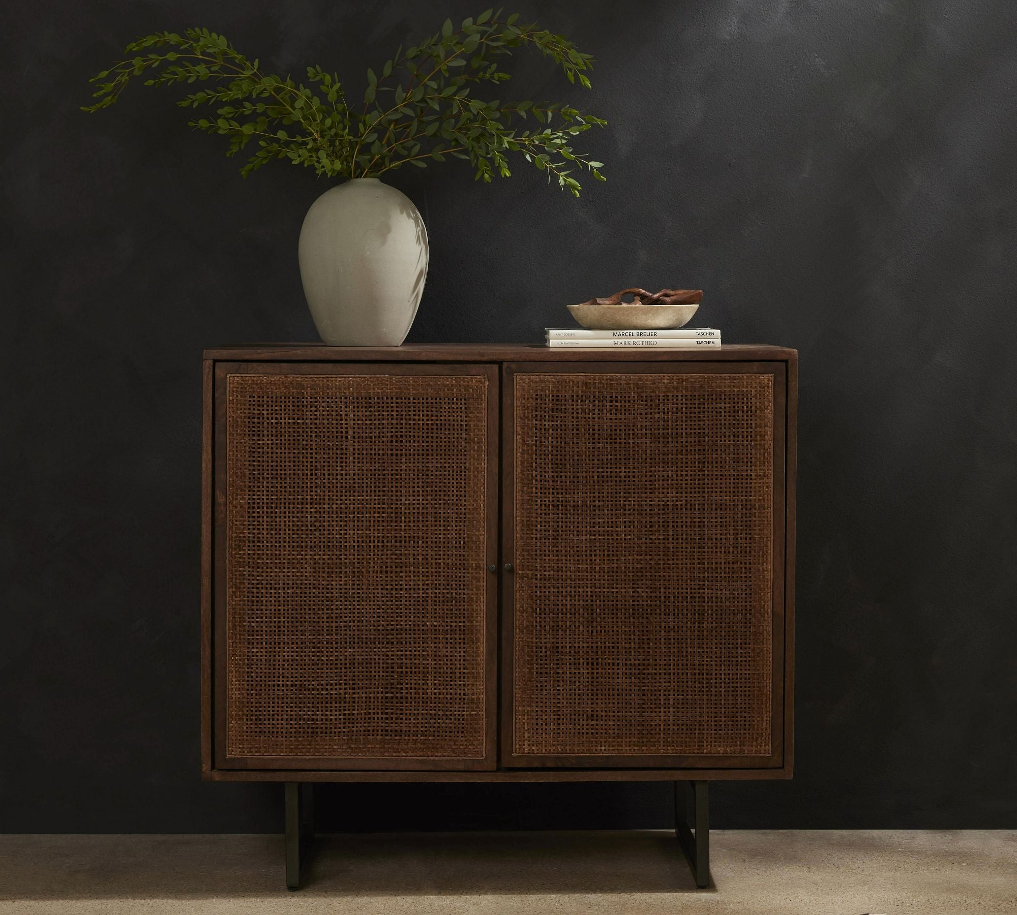 Dolores Cane Cabinet (35")