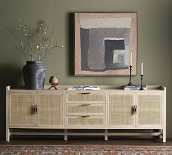 Dolores Wide Cane Buffet (96")