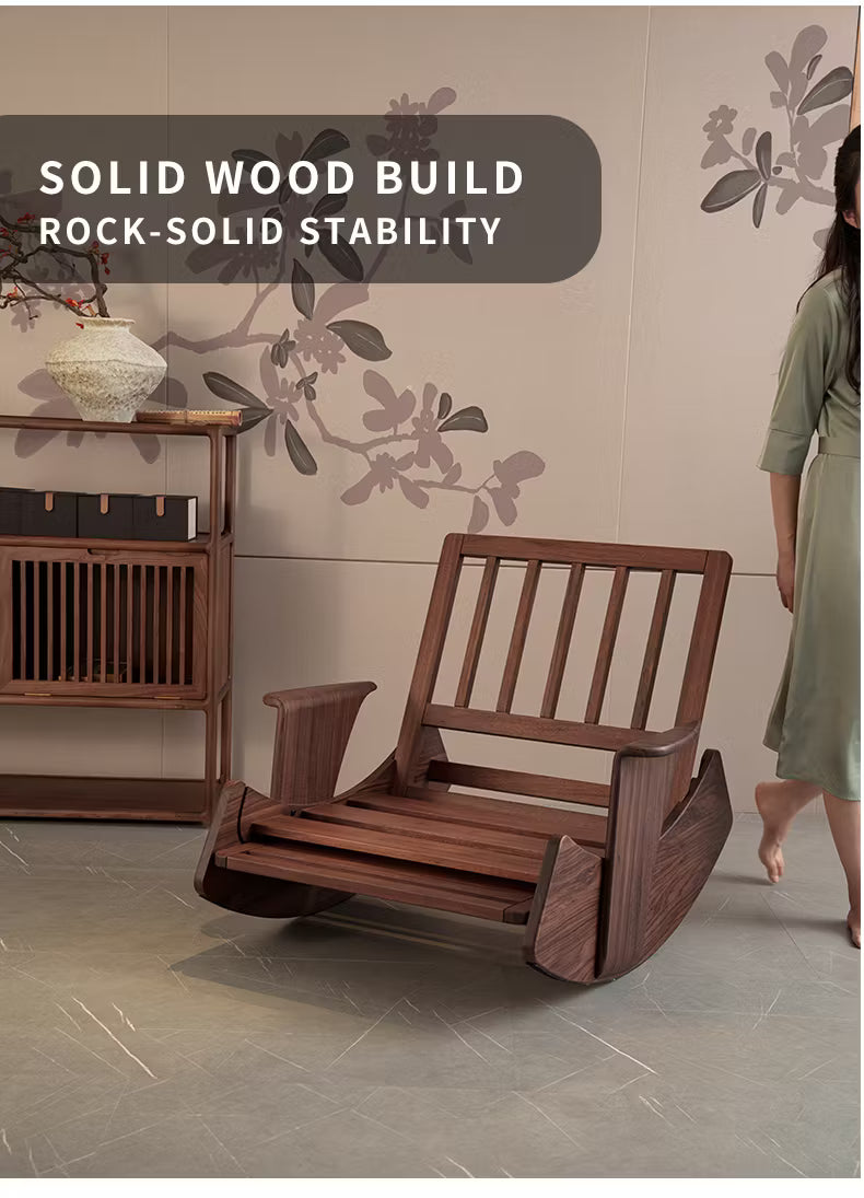 Modern Solid Wood Rocking Chair