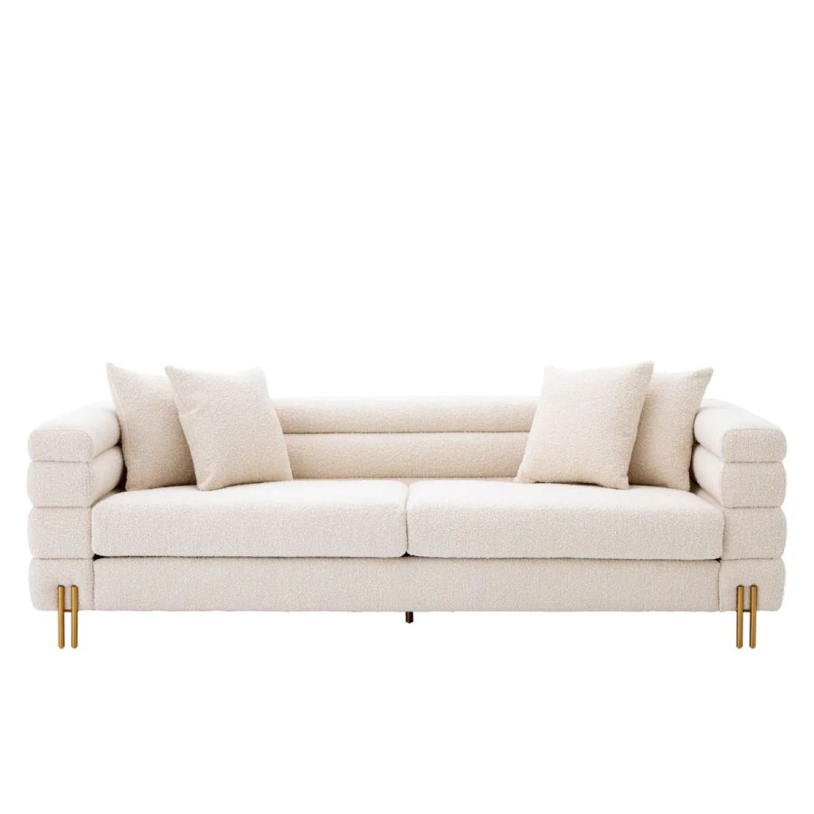 York 3 Seater Sofa - Boucle Cream
