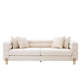 York 3 Seater Sofa - Boucle Cream