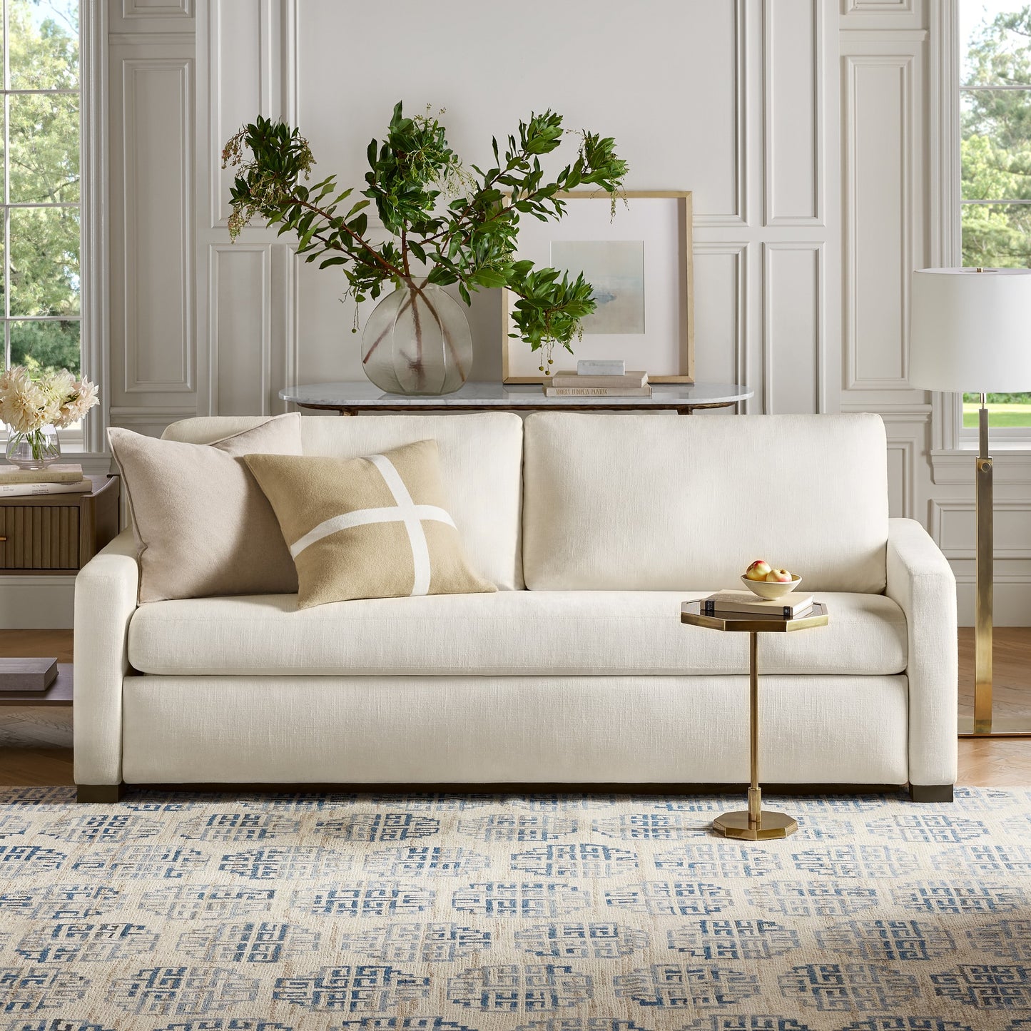 Ghent Square Arm Ultimate Sleeper Sofa (53"-90")