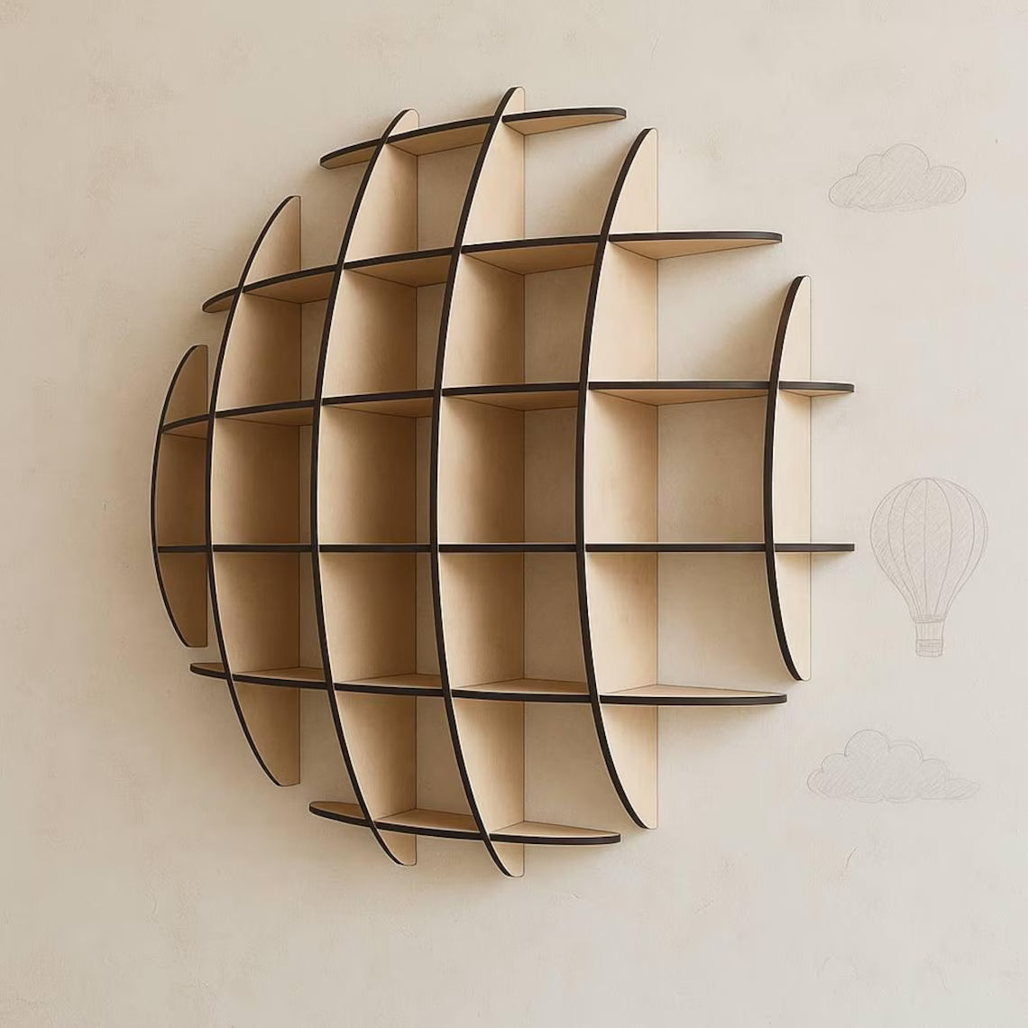 Round Wall Shelf