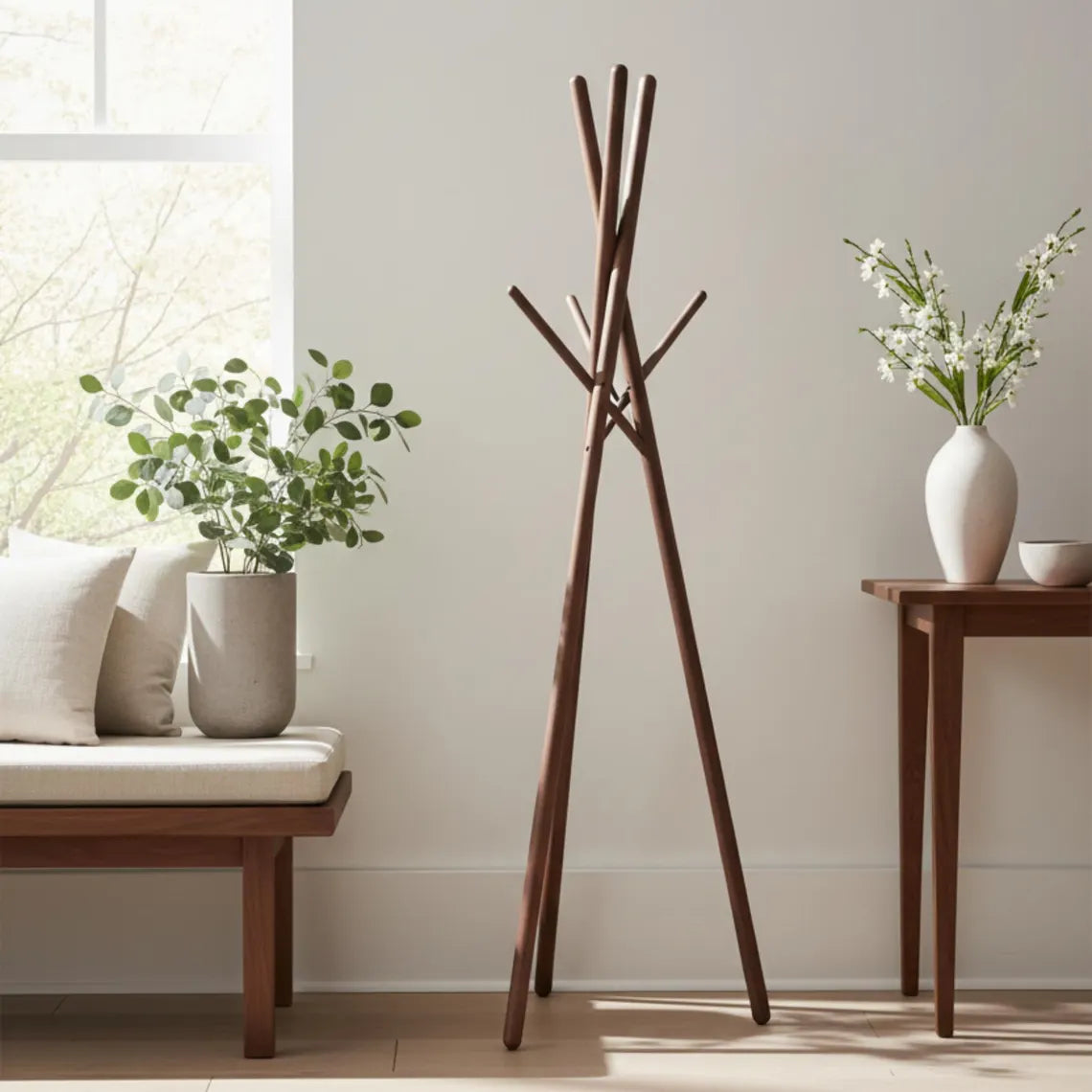 Wooden Coat Rack