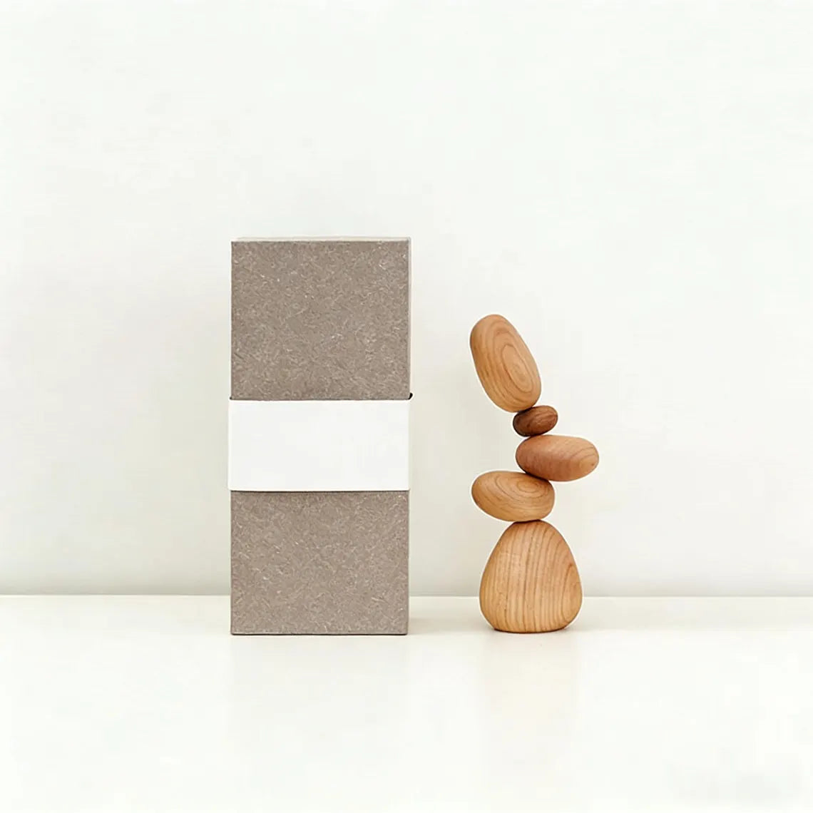 Handcrafted Wooden Balance Stones
