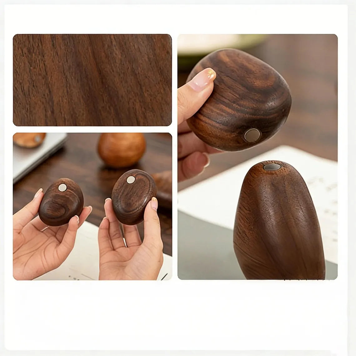Handcrafted Wooden Balance Stones