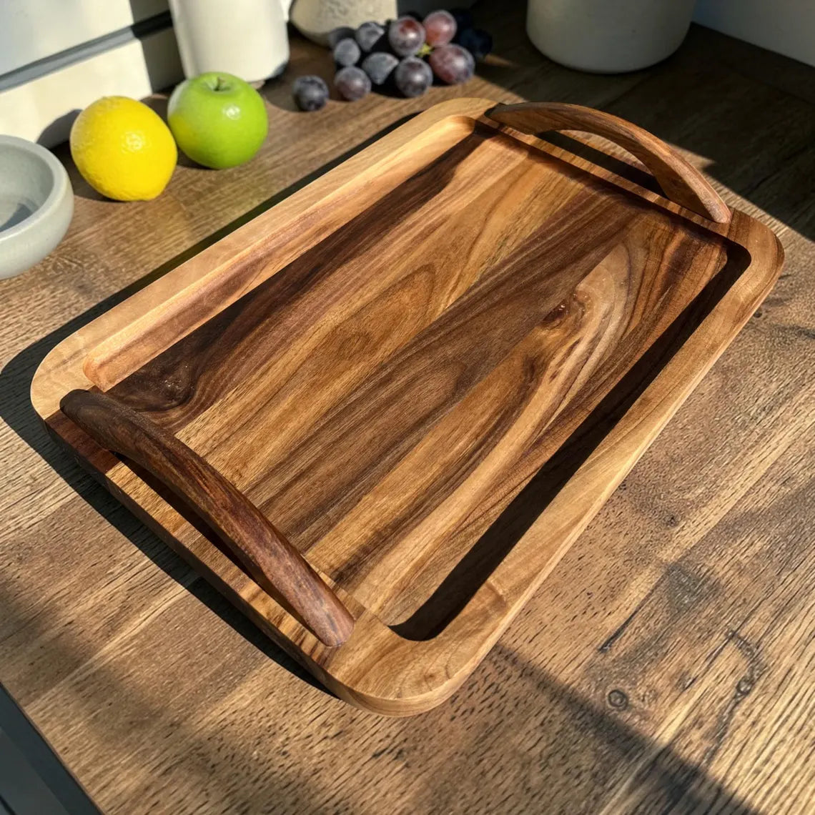 Walnut Wooden Serving Tray