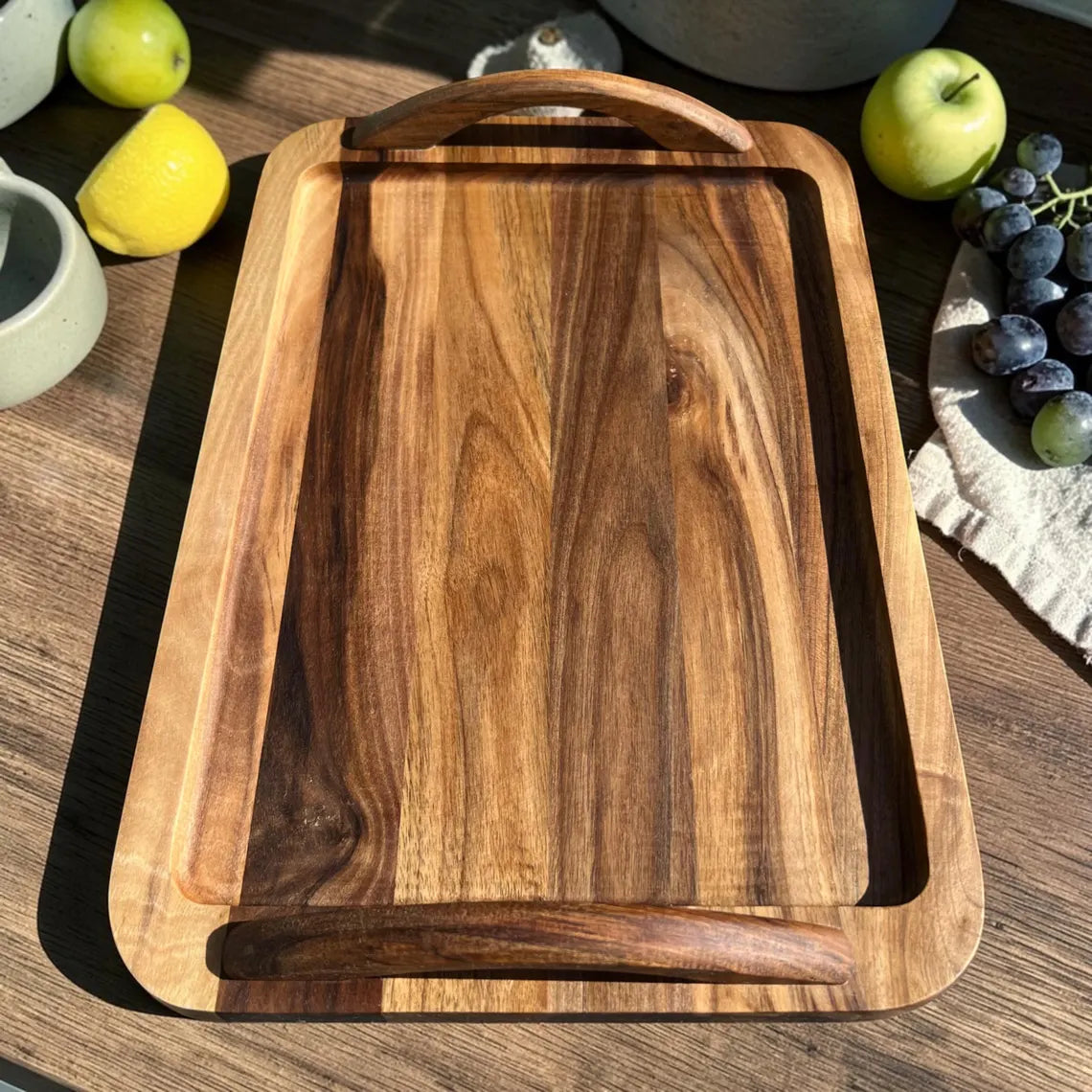 Walnut Wooden Serving Tray