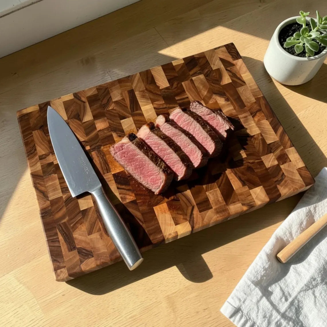 Walnut End Grain Cutting Board,