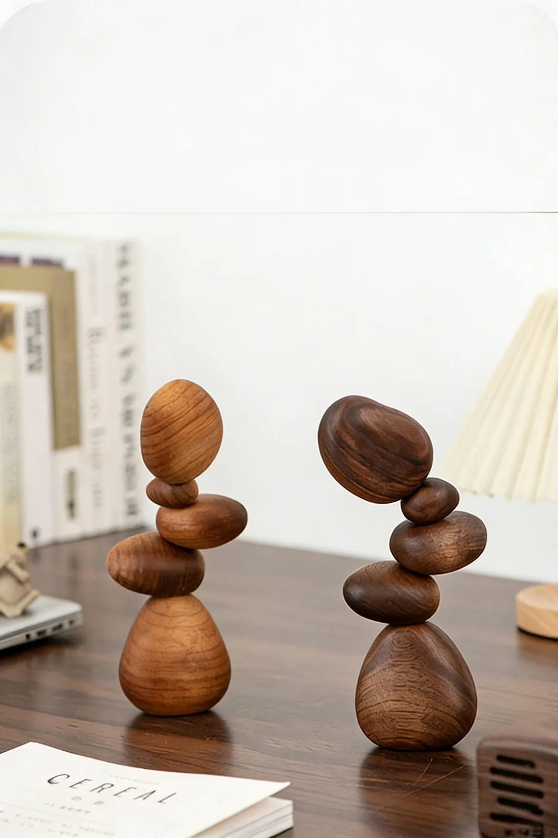 Handcrafted Wooden Balance Stones