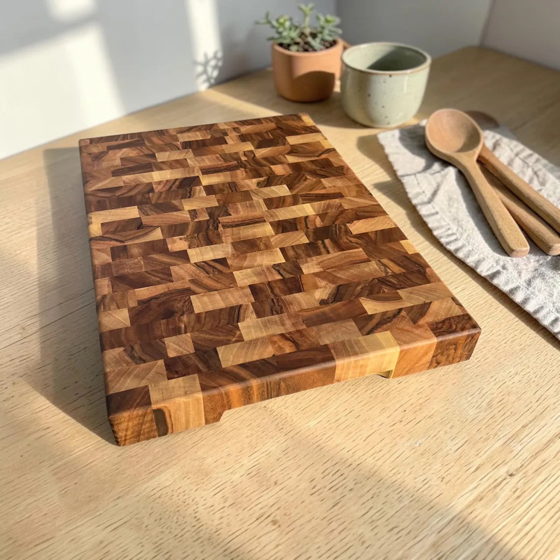 Walnut End Grain Cutting Board,