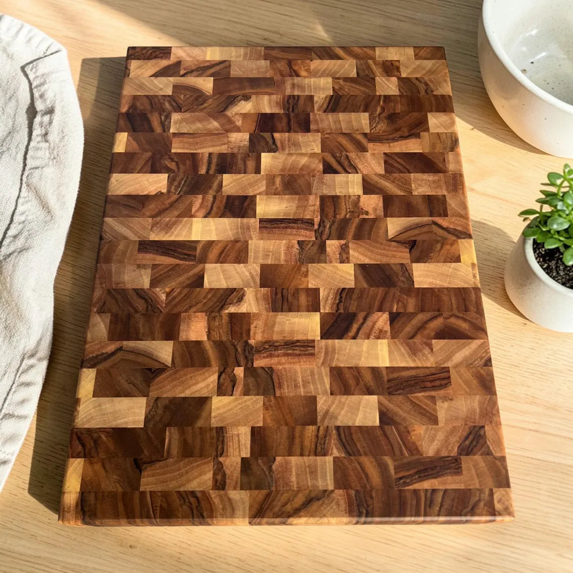 Walnut End Grain Cutting Board,