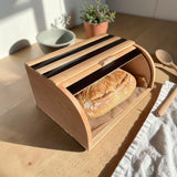 Wooden Bread Box Roll