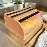 Wooden Bread Box Roll