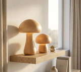 Wooden Mushroom Lamp