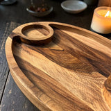 Wooden Serving Tray in Walnut