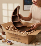 Crescent Moon Wall Shelf