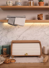 Beech Wood Bread Box,