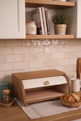 Beech Wood Bread Box,
