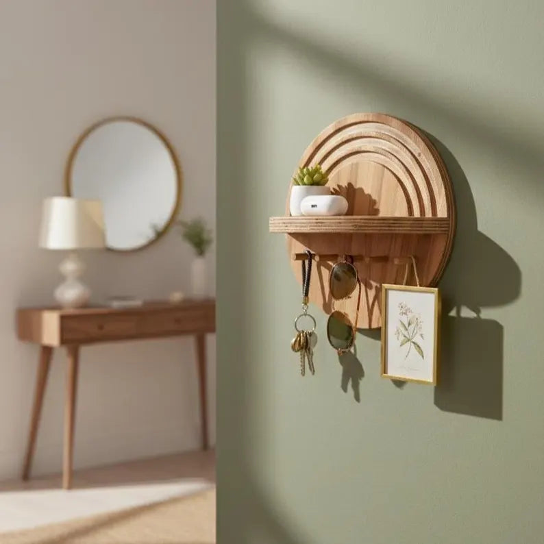 Scandinavian Key Shelf