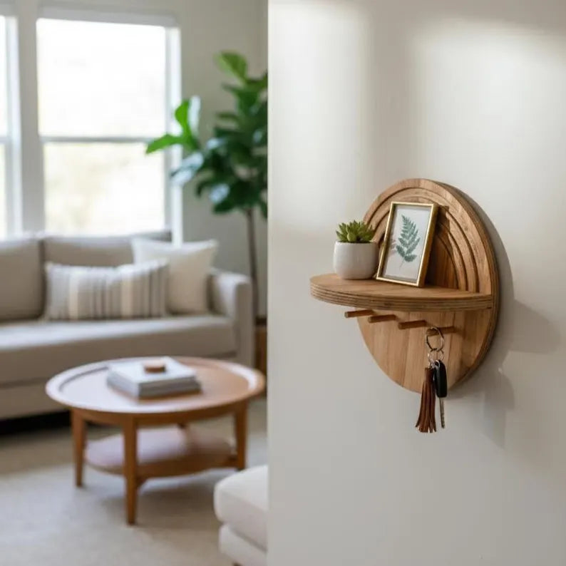 Scandinavian Key Shelf