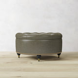 Soho Tufted Round Storage Ottoman