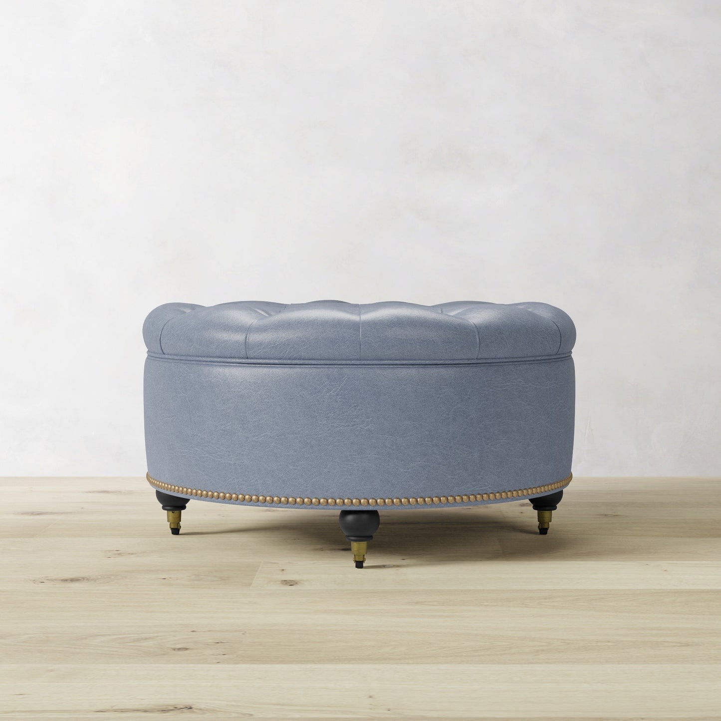 Soho Tufted Round Storage Ottoman