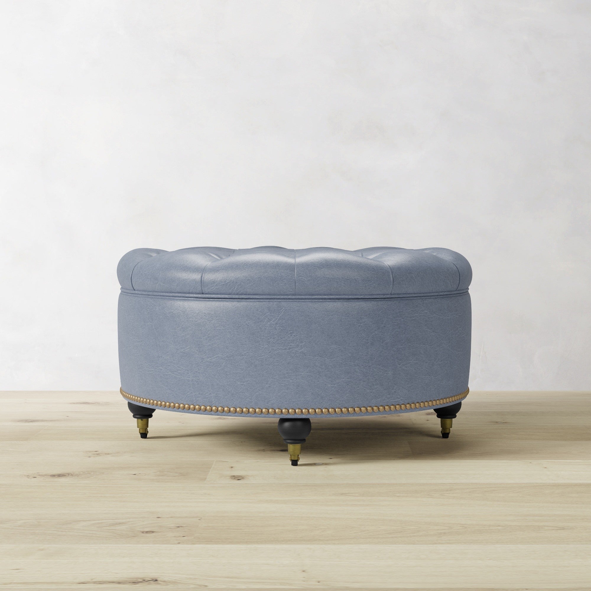 Soho Tufted Round Storage Ottoman