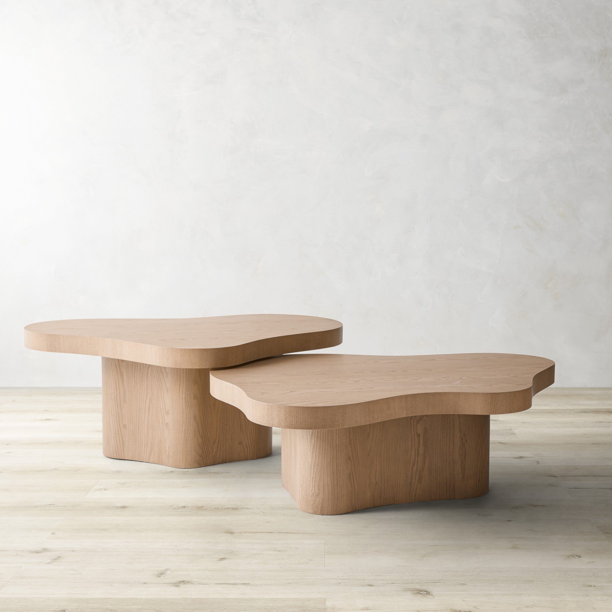Marin Organic Curved Nesting Coffee Tables (40"- 83")