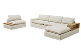 Jasper Coast Sectional sofa with Chaise and Chair Wide