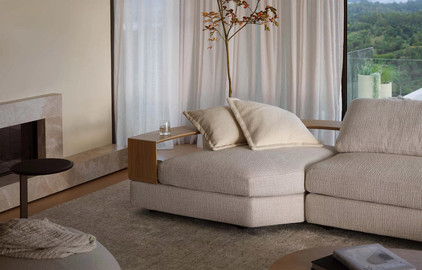 Jasper Sectional Curve U Shape Sofa