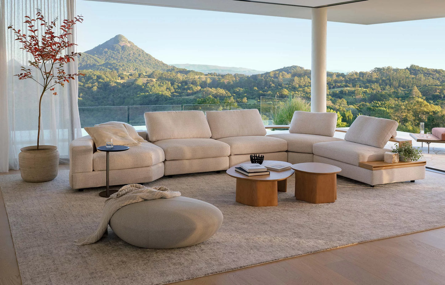 Jasper Sectional Curve U Shape Sofa