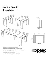 Junior Giant Revolution - Extending Table Set with 8 Chairs