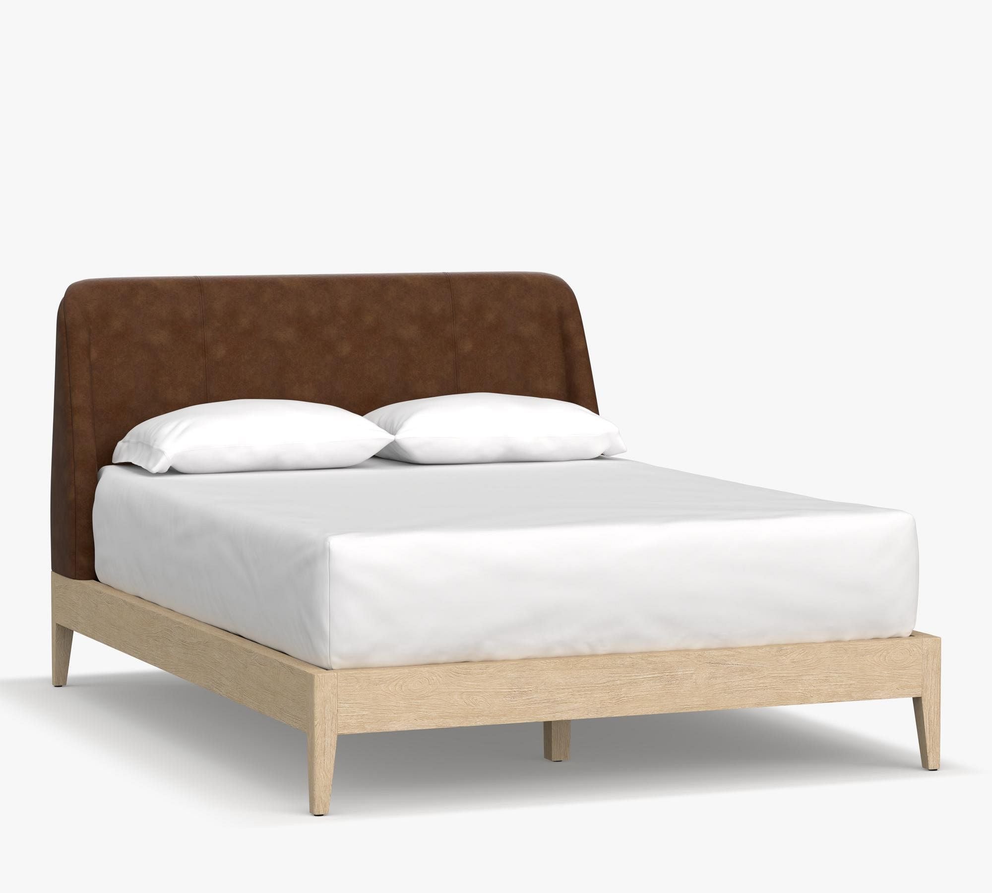 Layton Leather Bed