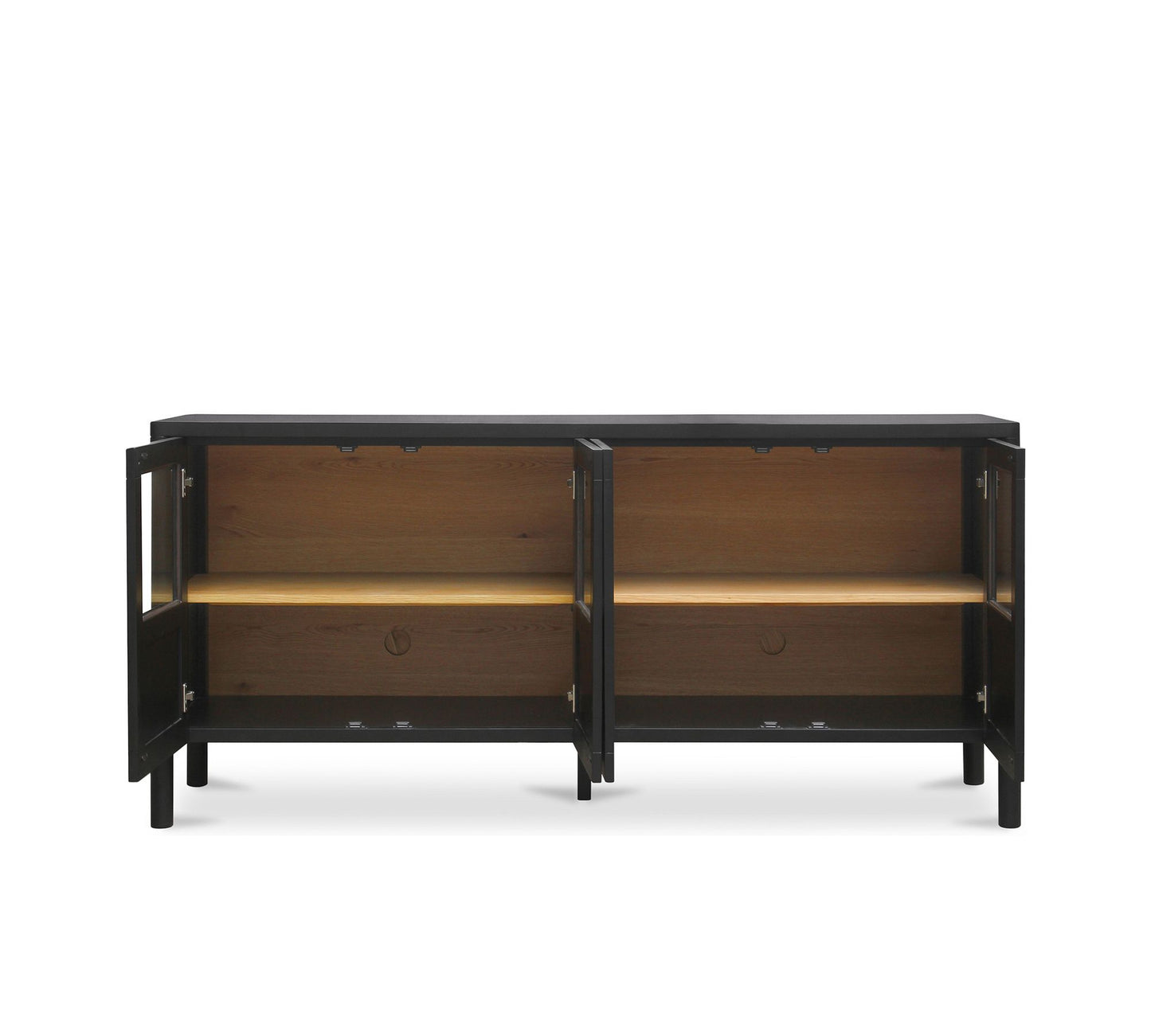 Modern Black Console Cabinet